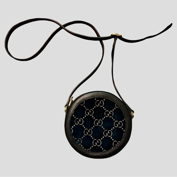 Gucci Ophidia Round Shoulder Bag Blue - Picture 3 of 4